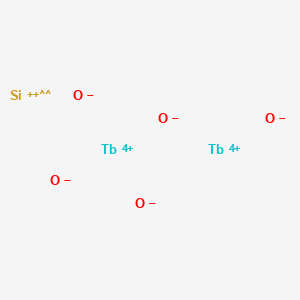 molecular formula H4O5SiTb2-2 B1143681 Silicon diterbium pentaoxide CAS No. 12412-58-7