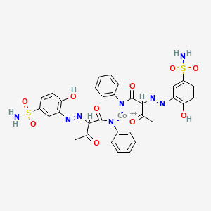molecular formula C32H30CoN8O10S2 B1143691 Acid Yellow 4R CAS No. 12715-61-6