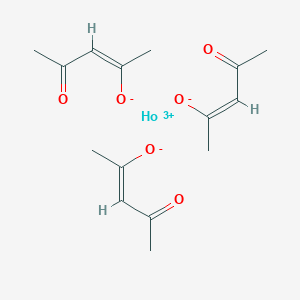 molecular formula C15H21HoO6 B1143704 Holmium(III) 2,4-pentanedionate CAS No. 14589-33-4