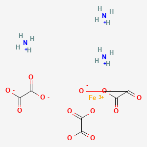molecular formula C6H3FeO12.3H3N B1143717 Ferric ammonium oxalate CAS No. 14221-47-7