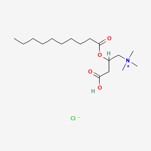 B1143720 (+/-)-Decanoylcarnitine chloride CAS No. 14919-36-9