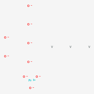 molecular formula O9PrV3+ B1143730 Praseodymium trivanadium nonaoxide CAS No. 13692-90-5
