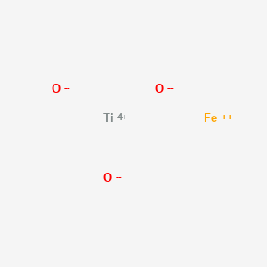 molecular formula Fe2O5Ti B1143732 IRON(III) TITANIUM OXIDE CAS No. 12789-64-9