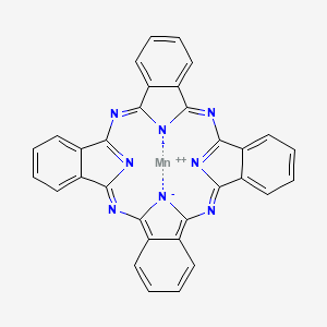 molecular formula C32H16MnN8 B1143733 MANGANESE PHTHALOCYANINE CAS No. 14325-24-7