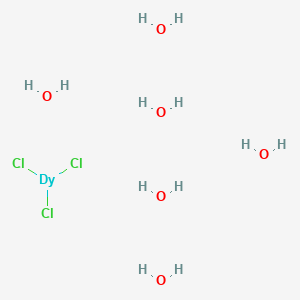 molecular formula Cl3DyH12O6 B1143750 Dysprosium(III) chloride hexahydrate CAS No. 15059-52-6