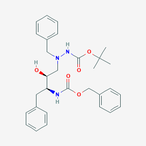 2-(t-Butyloxycarbonyl)amino-4S-hydroxy-5S-(benzyloxycarbonyl)amino-1,6-diphenyl-2-azahexane