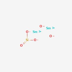 molecular formula O12Si3Sm2-6 B1143768 Disamarium oxide silicate CAS No. 12027-86-0