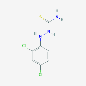 molecular formula C7H7Cl2N3S B1143785 2-(2,4-Dichlorophenyl)-1-hydrazinecarbothioamide CAS No. 13124-11-3