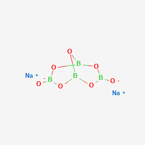 molecular formula B4H14Na2O8-12 B1143802 硼酸钠 CAS No. 12267-73-1