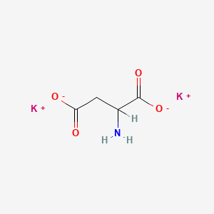 molecular formula C4H6KNO4 B1143827 Dipotassium 2-aminobutanedioate CAS No. 14434-35-6