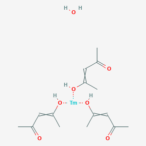 molecular formula C15H27O9Tm B1143831 Thulium(III) acetylacetonate CAS No. 14589-44-7