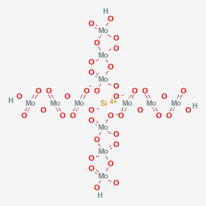 molecular formula H6Mo12O41Si B1143847 12-Molybdosilicic acid hydrate CAS No. 11089-20-6