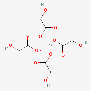 molecular formula C3H5O3Ti+3 B1143857 Titanium lactate CAS No. 14678-53-6