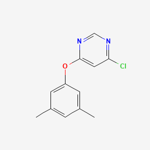 molecular formula C12H11ClN2O B11438812 4-Chloro-6-(3,5-dimethylphenoxy)pyrimidine 
