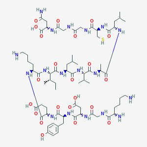 molecular formula C69H114N18O22S B114389 Peptide I CAS No. 141039-76-1
