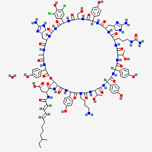 molecular formula C107H140Cl2N26O32 B1143893 Enduracidin CAS No. 12772-37-1