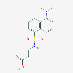molecular formula C15H18N2O4S B1143896 Dansyl-beta-alanine cyclohexylammonium salt CAS No. 1093-97-6