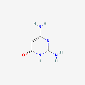 molecular formula C4H6N4O B1143908 2,4-Diamino-6-hydroxypyrimidine CAS No. 195-66-4