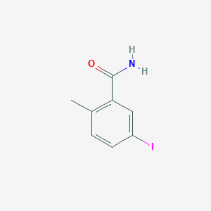 molecular formula C8H8INO B1143911 5-Iodo-2-methylbenzamide CAS No. 1261794-08-4