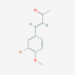 molecular formula C11H11BrO2 B1143912 (3E)-4-(3-Bromo-4-methoxyphenyl)but-3-en-2-one CAS No. 1331560-65-6