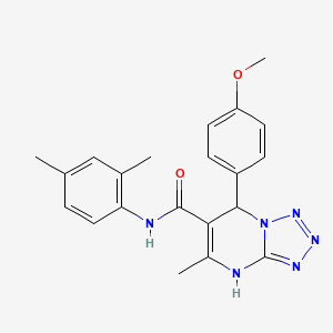 molecular formula C21H22N6O2 B11439192 N-(2,4-dimethylphenyl)-7-(4-methoxyphenyl)-5-methyl-4,7-dihydrotetrazolo[1,5-a]pyrimidine-6-carboxamide 
