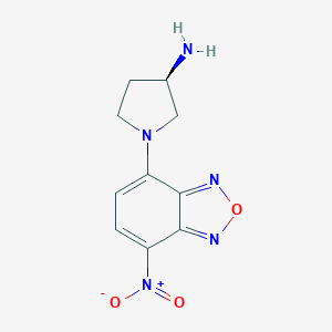 molecular formula C10H11N5O3 B114392 (R)-(-)-NBD-APy CAS No. 143112-51-0