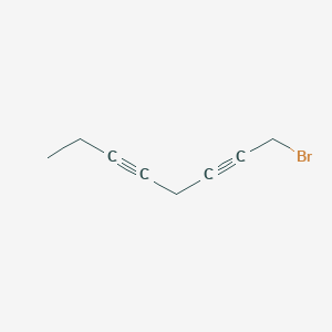 molecular formula C8H9Br B114395 1-Bromo-2,5-octadiyne CAS No. 1558-79-8