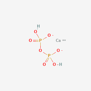 molecular formula CaH4O7P2 B1143966 Calcium dihydrogen pyrophosphate CAS No. 14866-19-4
