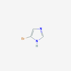 molecular formula C3H3BrN2 B114398 4-溴-1H-咪唑 CAS No. 2302-25-2