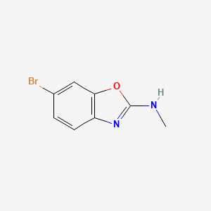molecular formula C8H7BrN2O B1143981 6-Bromo-N-methylbenzo[D]oxazol-2-amine CAS No. 1267629-41-3