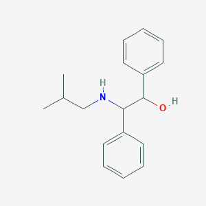 molecular formula C18H23NO B011440 N-Isobutyl-1,2-diphenylethanolamine CAS No. 108935-64-4