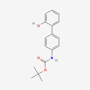 molecular formula C17H19NO3 B1144005 2-(4-BOC-Aminophenyl)phenol CAS No. 1261999-15-8