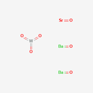 molecular formula Ba2O6SrW B1144008 Barium strontium tungsten oxide CAS No. 14871-56-8