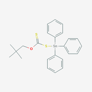molecular formula C24H26OS2Sn B114401 O-NEOPENTYL-S-TRIPHENYLSTANNYL XANTHATE CAS No. 143037-51-8