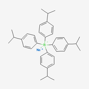 molecular formula C36H47BNa B1144018 Sodiumtetrakis(4-isopropylphenyl)borate CAS No. 1245187-43-2