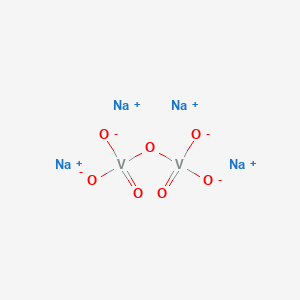 molecular formula NaO3V-5 B1144019 Sodium vanadium oxide (Na4V2O7) CAS No. 13517-26-5