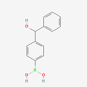 molecular formula C13H13BO3 B1144023 (4-(Hydroxy(phenyl)methyl)phenyl)boronic acid CAS No. 1221823-69-3