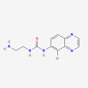 molecular formula C13H13BrF3N5O3 B1144033 1-(2-Aminoethyl)-3-(5-bromoquinoxalin-6-yl)urea CAS No. 1216379-05-3