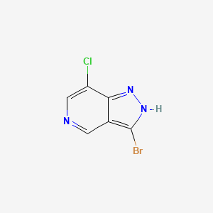 3-Bromo-7-chloro-1H-pyrazolo[4,3-c]pyridine