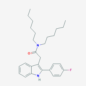 molecular formula C28H37FN2O B114404 FGIN 1-27 CAS No. 142720-24-9