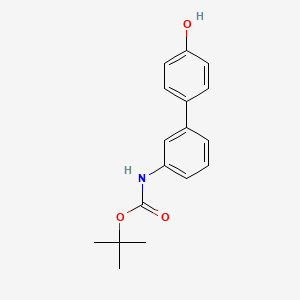 B1144040 4-(3-BOC-Aminophenyl)phenol CAS No. 1261958-25-1