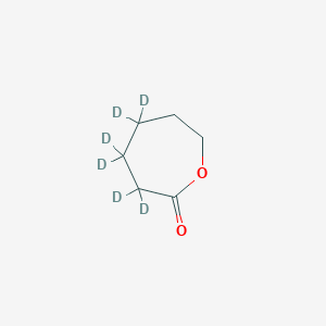 molecular formula C6H4D6O2 B1144046 epsilon-Caprolactone-3,3,4,4,5,5-d6 CAS No. 1219802-08-0