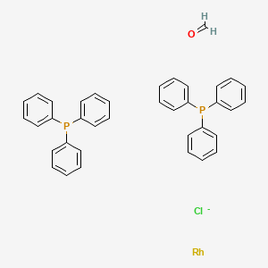 molecular formula C37H30ClOP2Rh B1144050 Carbonylbis(triphenylphosphine)rhodium(I) Chloride CAS No. 13938-94-8