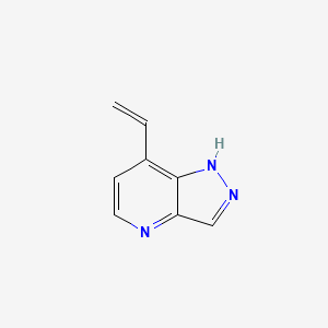 molecular formula C8H7N3 B1144067 7-Vinyl-1H-pyrazolo[4,3-b]pyridine CAS No. 1374651-88-3
