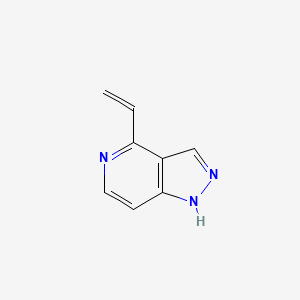 molecular formula C8H7N3 B1144073 4-Vinyl-1H-pyrazolo[4,3-c]pyridine CAS No. 1374651-95-2