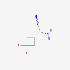 2-Amino-2-(3,3-difluorocyclobutyl)acetonitrile