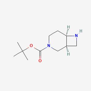 molecular formula C11H20N2O2 B1144081 (1S,6R)-3-Boc-3,7-diazabicyclo[4.2.0]octane CAS No. 1250993-51-1