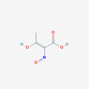 molecular formula C4H5NO4 B1144089 (2E)-2-(Hydroxyimino)-3-oxobutanoic acid CAS No. 14352-66-0