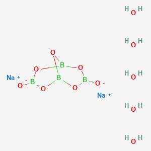 molecular formula B4H10Na2O12 B1144099 Sodium tetraborate pentahydrate CAS No. 12179-04-3