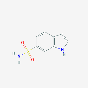 molecular formula C8H8N2O2S B114410 1H-吲哚-6-磺酰胺 CAS No. 145951-26-4